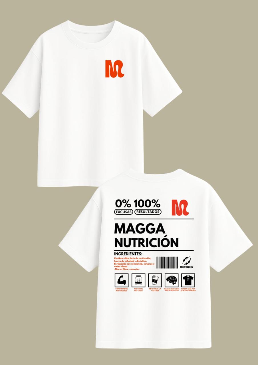 REMERA OVERSIZE - MaggaNutrición 