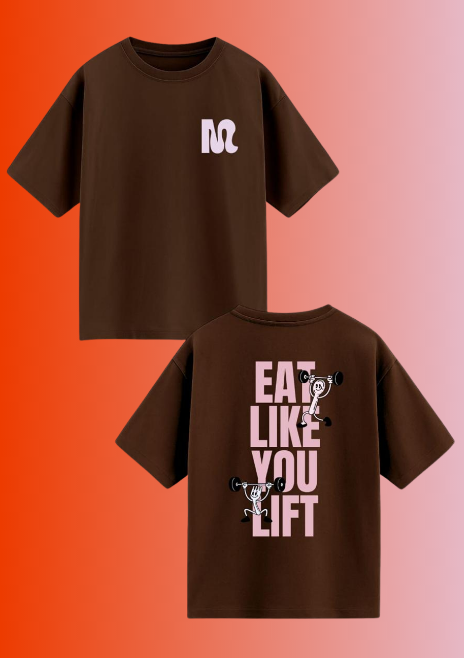 REMERA OVERSIZE - Eat Like You Lift 