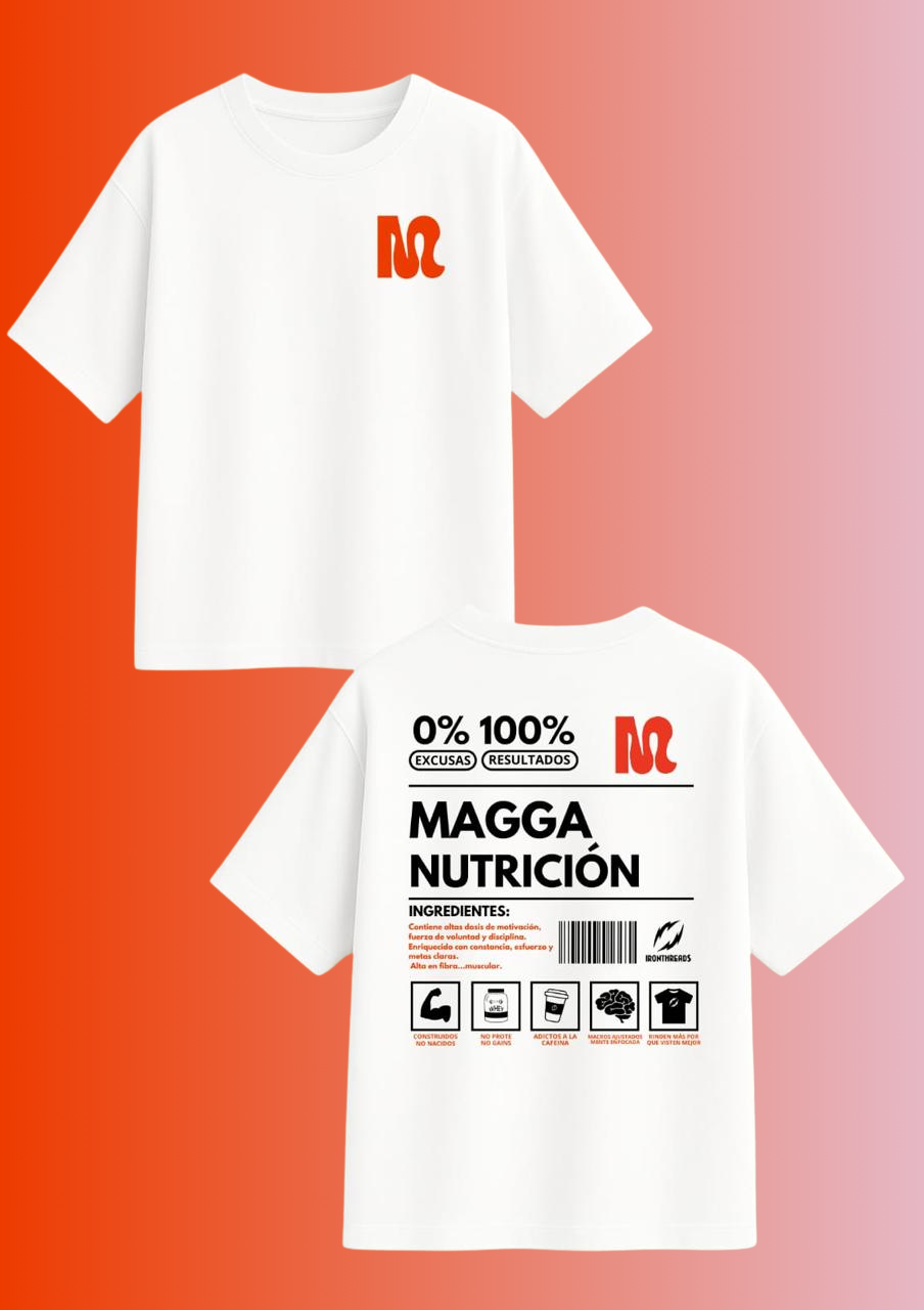 REMERA OVERSIZE - MaggaNutrición 