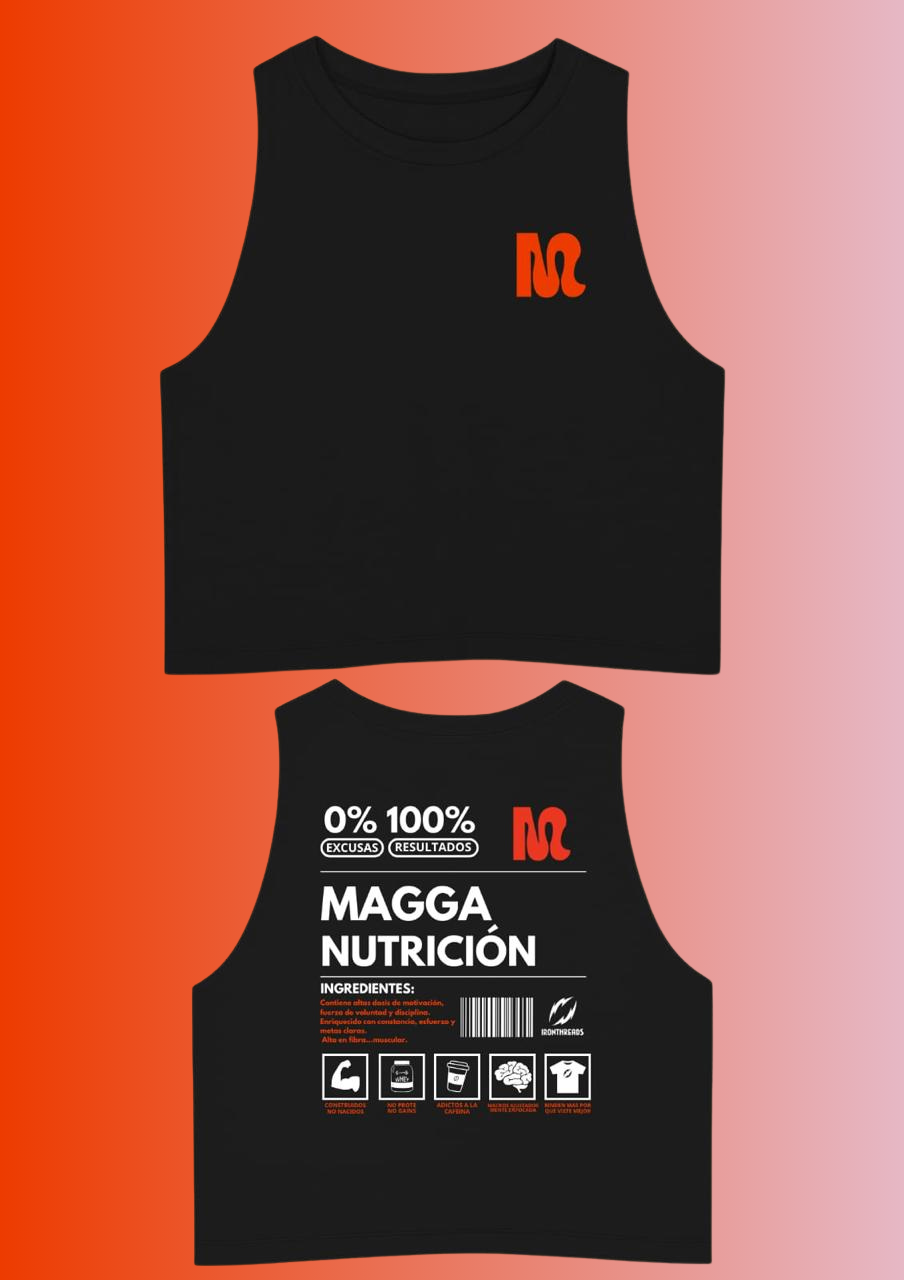 REMERA CROP TOP MUSCULOSA - MaggaNutrición
