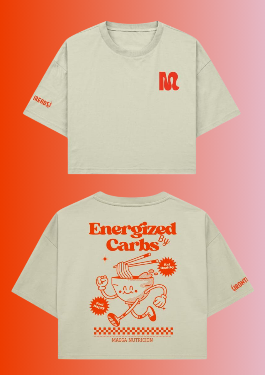 REMERA CROP TOP CUADRADA - Energized Carbs