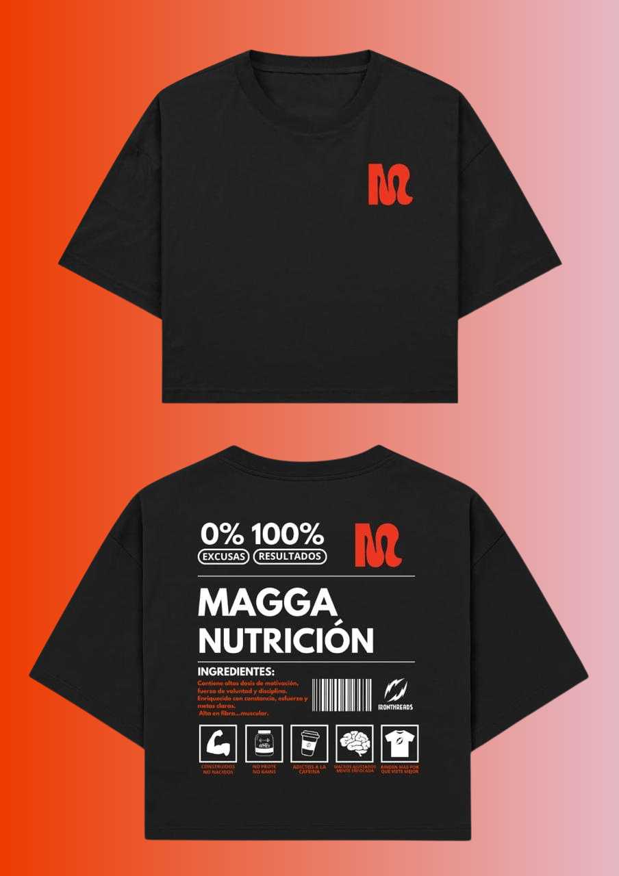 REMERA CROP TOP CUADRADA - MaggaNutrición - Miniatura 2